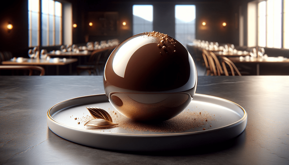 recette cuisine moléculaire Chocolat sphérique