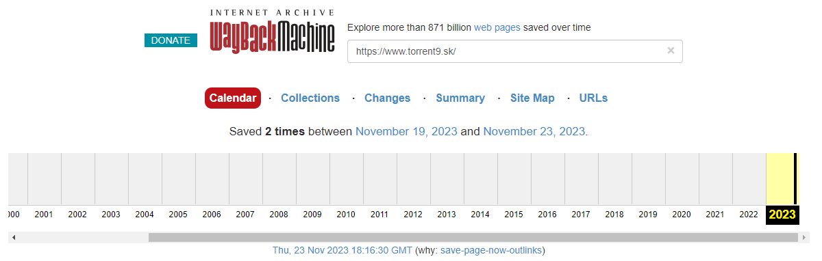 wayback machine retrouver torrent9