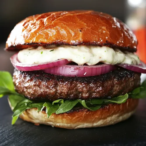 burger mozarella