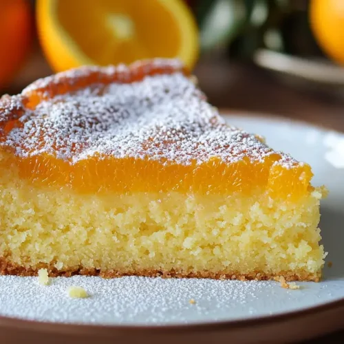 gâteau à l'orange recette grand mère