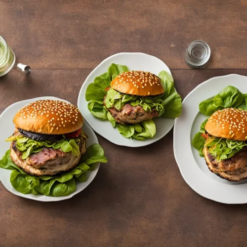 Recette burger avocat poulet