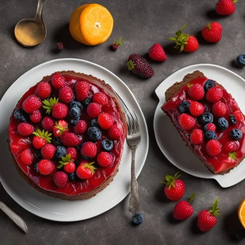 Recette gateau fruits rouges