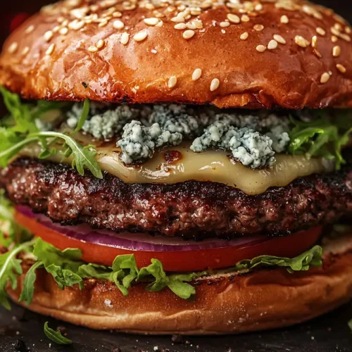 recette Blue cheese burger