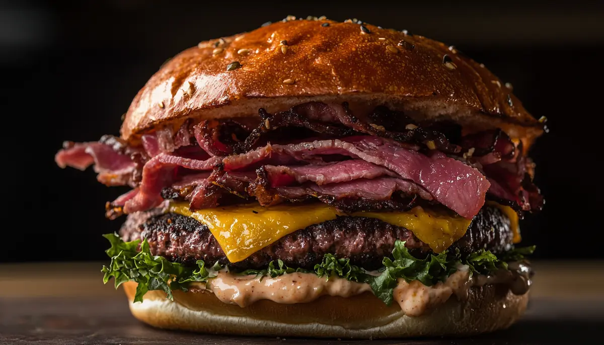 recette Burger New York pastrami