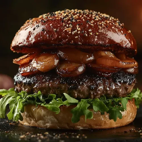 recette Burger Rossini au foie gras