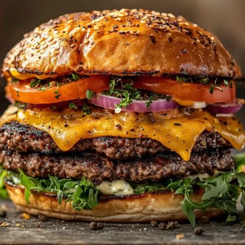 recette Burger à la raclette fondue