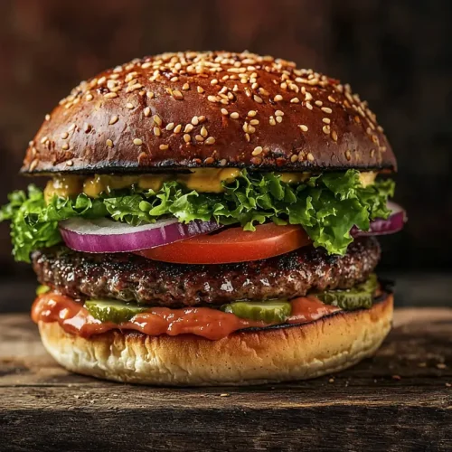 recette Burger californien à l’avocat