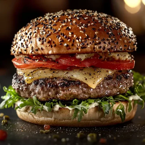 recette Burger champêtre aux herbes