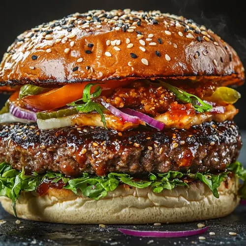 recette Burger coréen au bulgogi