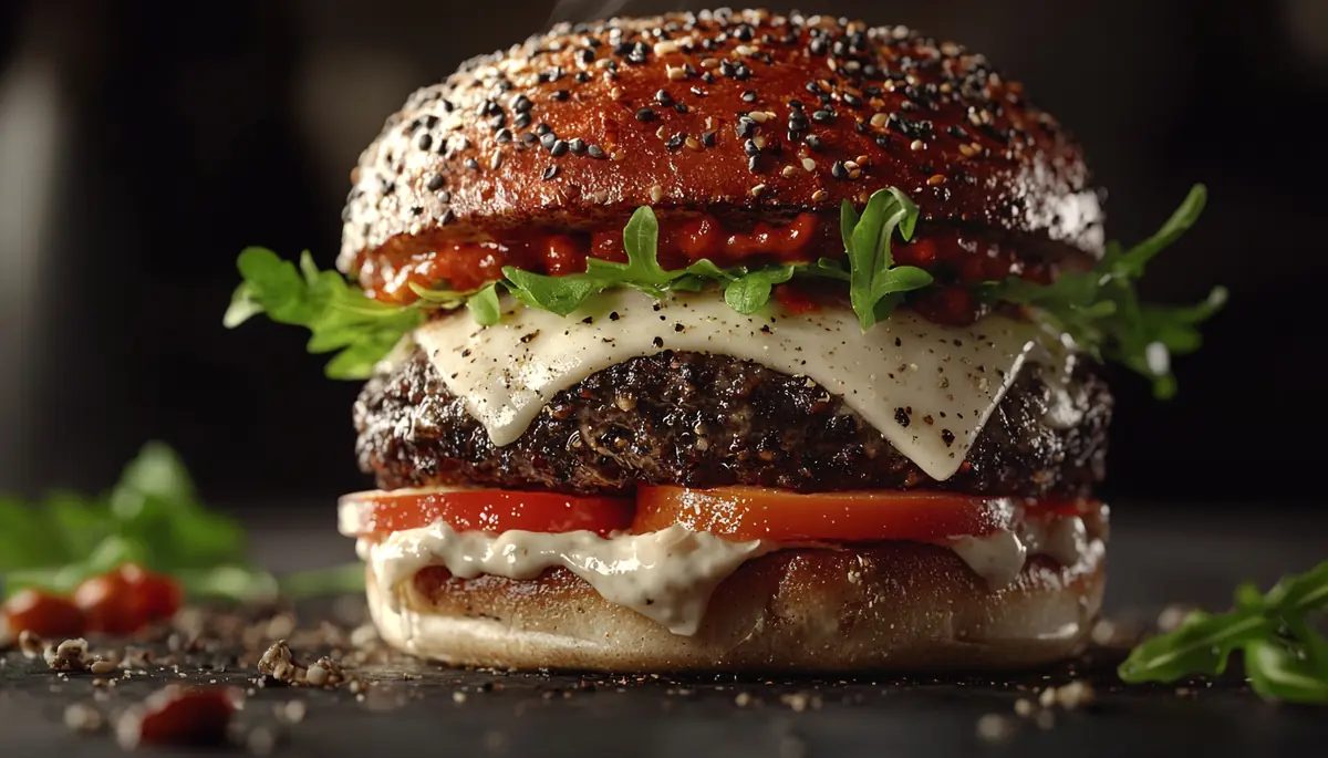 recette Burger italien à la mozzarella