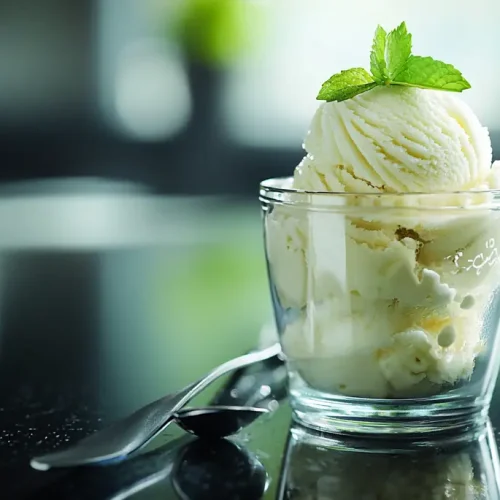 recette Glace mojito menthe citron