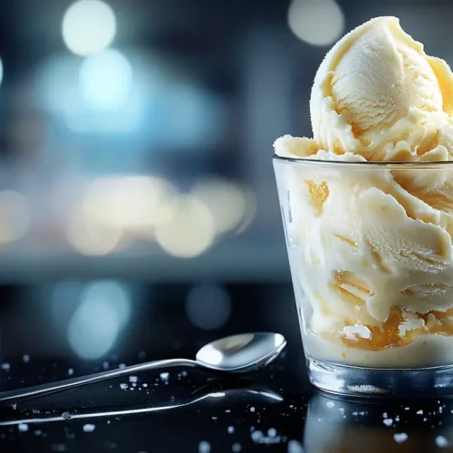 recette Glace yaourt citron confit
