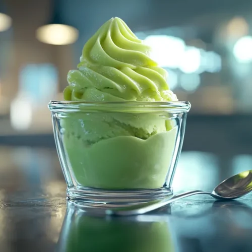 recette Glace citron vert et gingembre confit