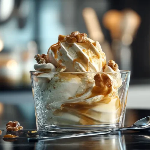 Glace dattes et noix de pécan
