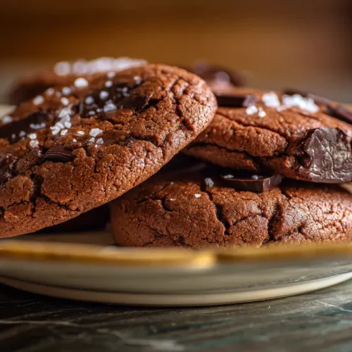 recette Cookies géants aux pépites de chocolat et fleur de sel