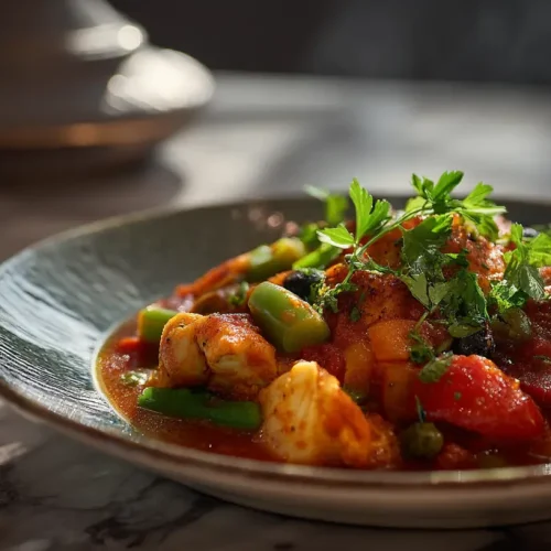 recette Poulet basquaise du dimanche qui embaume toute la maison