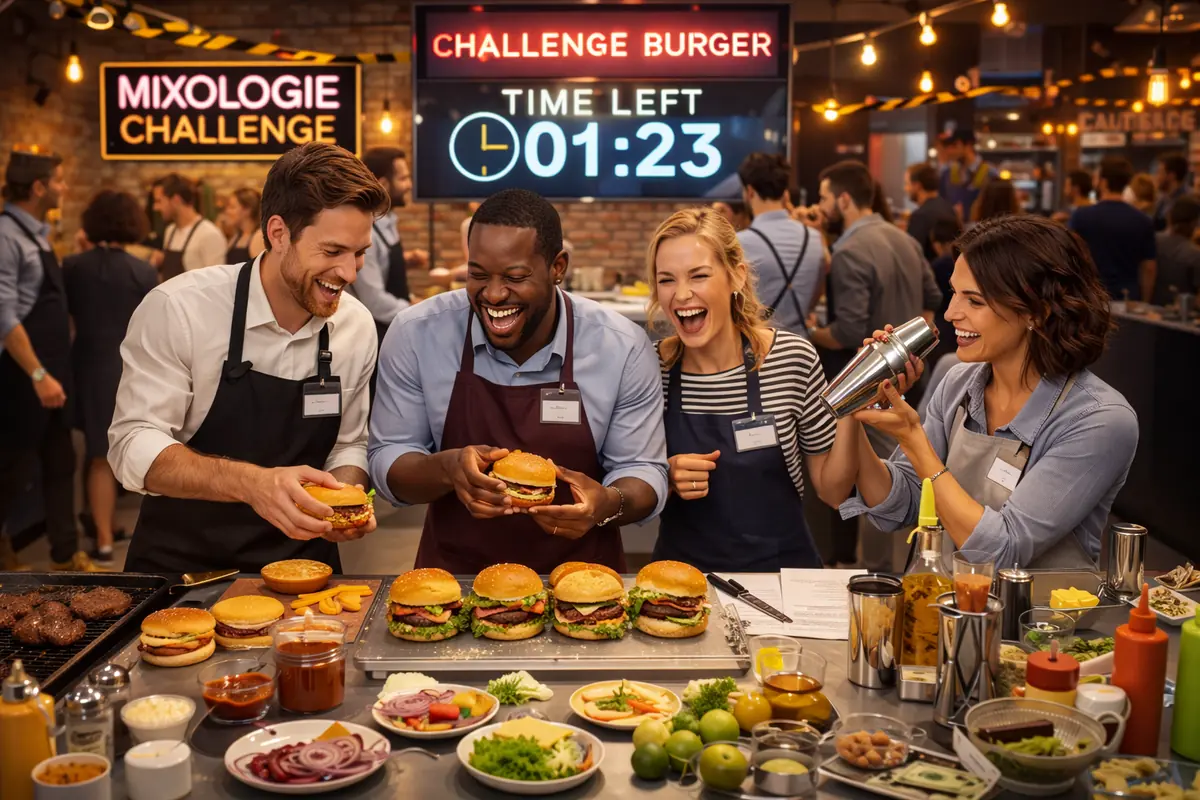 Team building culinaire en entreprise