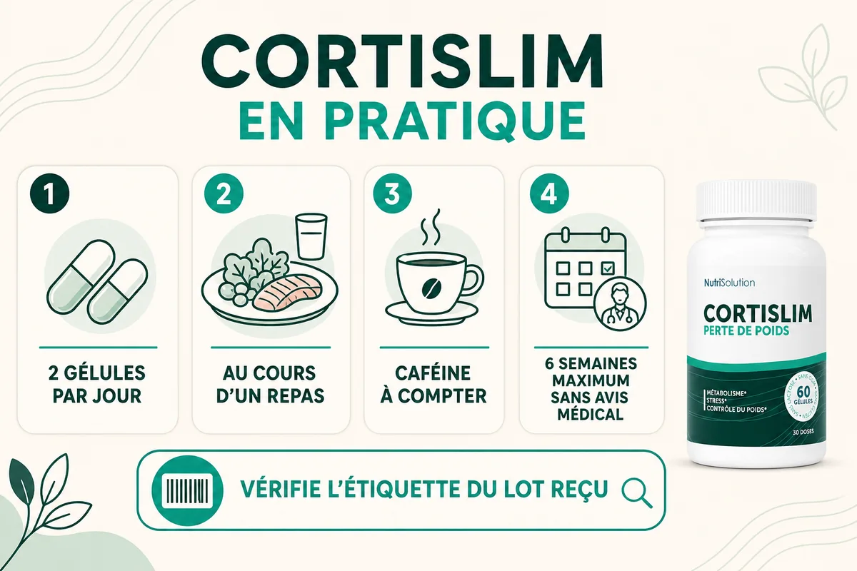 Conseils pratiques pour prendre CortiSlim avec prudence