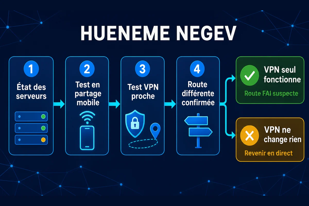 test box partage mobile et VPN pour isoler HUENEME NEGEV sur MW4